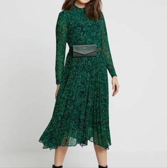 Like New Rare Whistles Jungle Cat Leopard Dress Size UK10/US6 - Picture 7 of 8